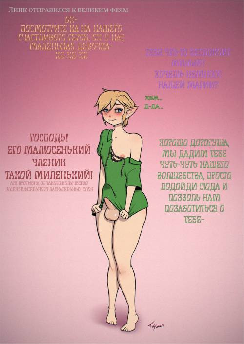 Link's Bimboyfication / Линк стал Бибмбо