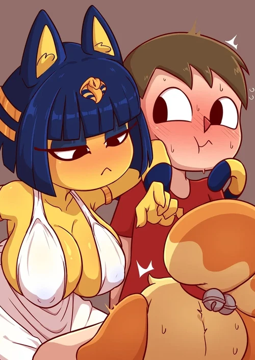 Анкха X Майор X Изабель / Ankha X Mayor X Isabelle